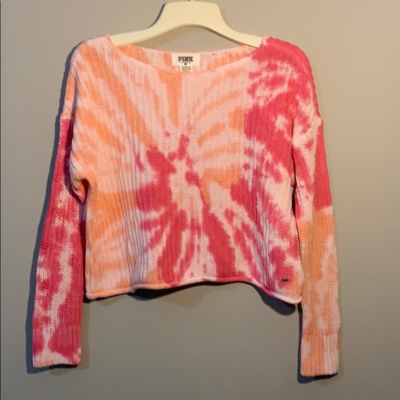 PINK Victoria's Secret Sweaters - VS PINK Tie-Dye Look Sweater Size Small